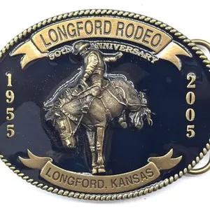 2005 Longford, KS Rodeo Belt Buckle 3.5?