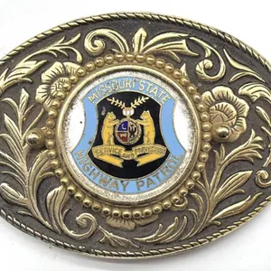 Missouri State Highway Patrol Belt Buckle 4”