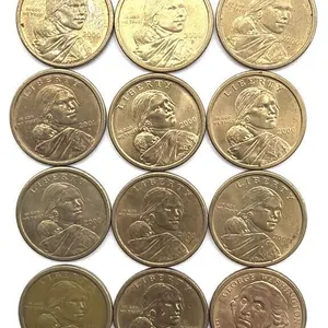 (11) Sacagawea Dollars and (1) Presidential