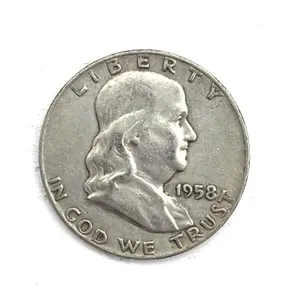 1958-D Franklin Half Dollar