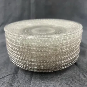 EAPG McKee Star and Feather Glass Plates