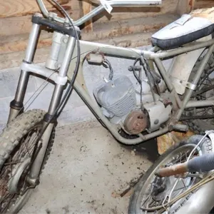 Vintage dirt bike