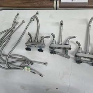 (3) Faucets & Braided Stainless Water Supply Hoses