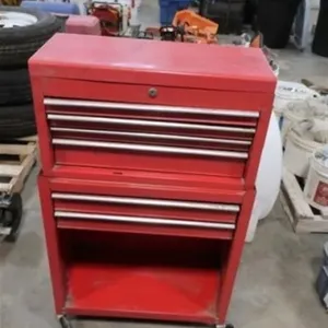 Top & Bottom Tool Box w/Various Tools