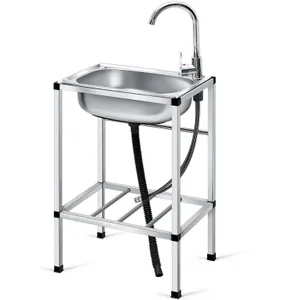 Tandefio Freestanding Single Bowl Sink