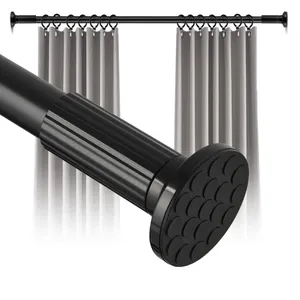 ZYKORT Tension Curtain Rod 51-168in