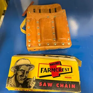 Farmcrest Chainsaw Chain and Leather Klein Tool Pouch Add-On