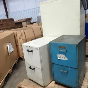Lot of (3) Assorted Filing Cabinets