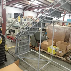 12-Step Rolling Safety Ladder