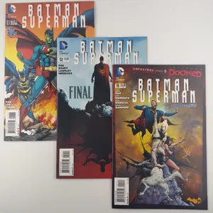 Batman/Superman #11–15 (The New 52, DC Comics) – 5 Book Comic Lot