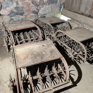 Antique Pull-Type Rotary Hoe