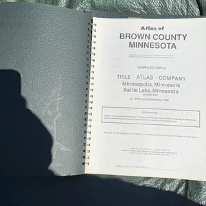 BROWN COUNTY ATLAS AND BROWN COUNTY  BOOKS