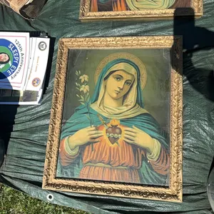 FRAMED ART WORK OF MARY AND JESUS