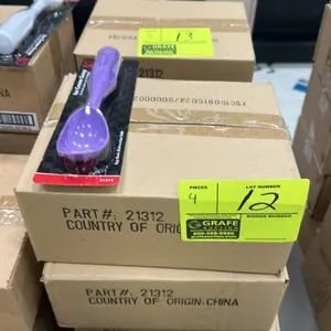 Assorted Poly ice cream scoops in boxes (8 per box)