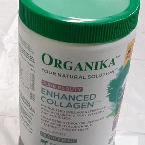 Organika Enhanced Collagen 200g, Grass-Fed, Hyaluronic Acid, Vitamin C, Zinc & Silica, Exp 11/2025
