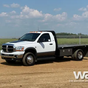 2007 DODGE RAM 3500 SLT FLATBED TRUCK