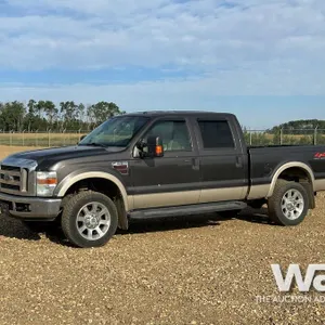 2008 FORD F-350 LARIAT SUPER DUTY CREW CAB PICKUP