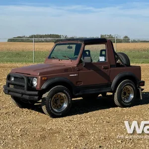 1987 SUZUKI SAMURAI 2 DOOR SOFT TOP MINI JEEP