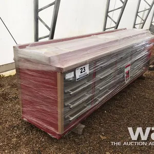 10 FT. 20 DRAWER HEAVY DUTY METAL WORK BENCH