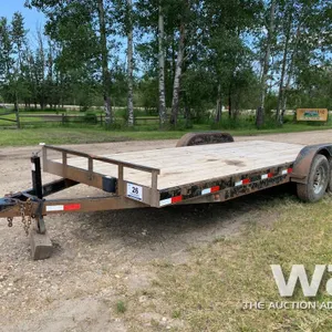 2013 H & W T/A FLATDECK TRAILER