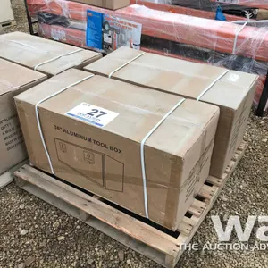 (2) ALUM. TOOL BOXES