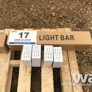 120 WATT 30 VOLT LED LIGHT BAR & (4) WORK LIGHTS