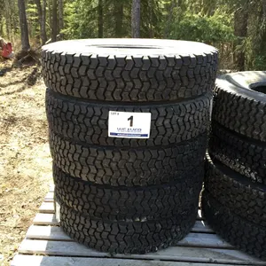 (5) 11R24.5 RECAP TRUCK TIRES