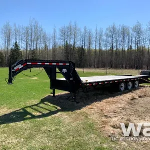 2005 PJ 5TH WHEEL TRIDEM FLAT DECK TRAILER
