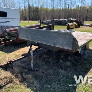 S/A FLAT DECK TRAILER
