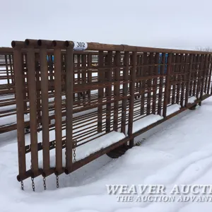 (5) 6X24 FT. FREESTANDING LIVESTOCK PANELS