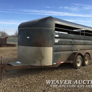 2001 GOERTZEN 16 FT. STOCK TRAILER