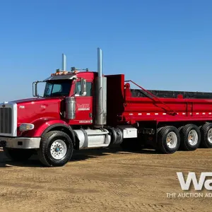 2014 PETERBILT 367 TRI DRIVE DUMP TRUCK