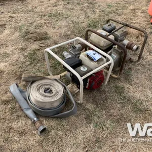 (2) HONDA GX120 2 IN. WATER PUMPS