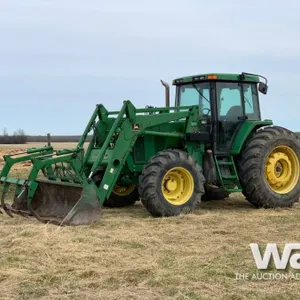 2001 JOHN DEERE 7410 MFWD TRACTOR
