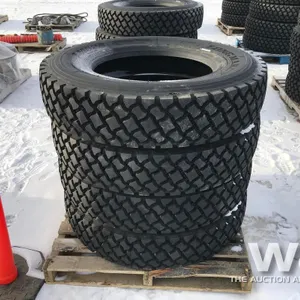 (4) LONGMARCH 11R24.5 DRIVE TIRES