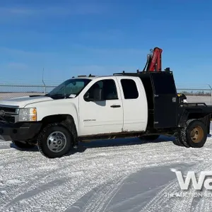 2013 GMC 3500HD E-CAB W/FASSI M30A.3 BOOM