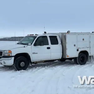 2007 GMC SIERRA 3500 E-CAB SERVICE TRUCK