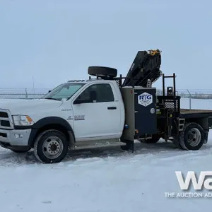 2017 DODGE RAM 5500HD W/HIAB 077ES-4CLX BOOM