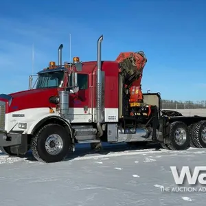 1998 KENWORTH T800 T/A PALFINGER PK BOOM TRUCK