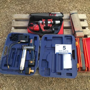 (2) ELECTRIC GREASE GUNS