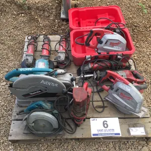 (4) ANGLE GRINDERS