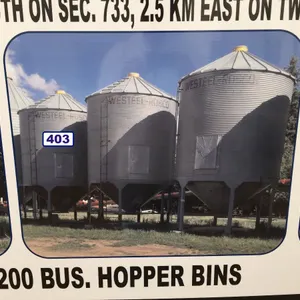 WESTEEL 2,200 BUS. HOPPER BIN