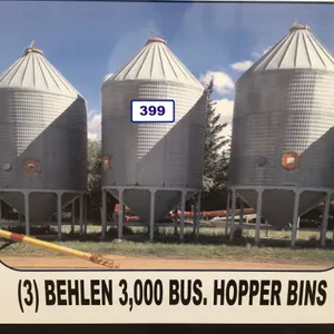 BEHLEN 3,000 BUS. HOPPER BIN