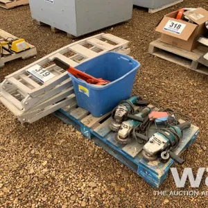 CHAIN HOIST, ATV RAMPS, & ANGLE GRINDERS