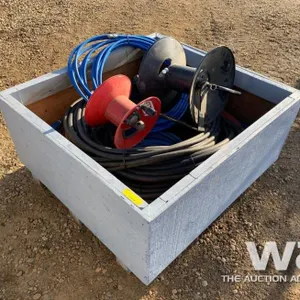 PALLET OF HOSE & HOSE REELS