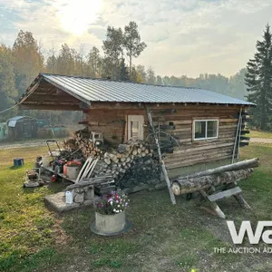 16 FT X 16 FT. SQUARE TIMBER CABIN