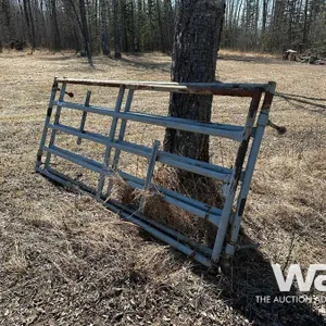 (2) 9 FT. 6 IN. HD STEEL GATES