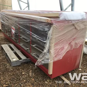 10 FT. 20 DRAWER H/D METAL WORK BENCH