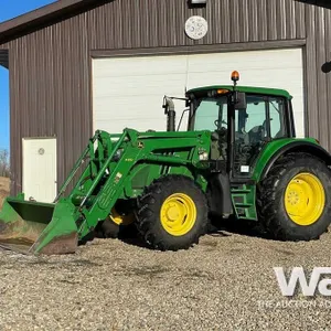 2015 JOHN DEERE 6115M MFWD TRACTOR