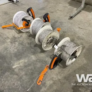 (4) ELECTRIC FENCE REELS